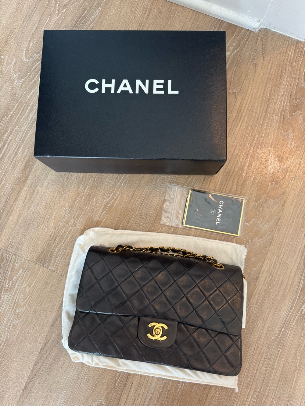 Chanel Lambskin Medium Classic Double Flap